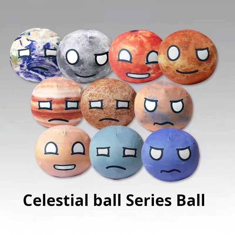 Muñeca de cuerpo Celestial de 9cm, Polandball, tierra, Luna, Venus, Urano, Neptune, Marte, Júpiter, Countryball, juguetes de peluche, regalos para niños, 40 estilos