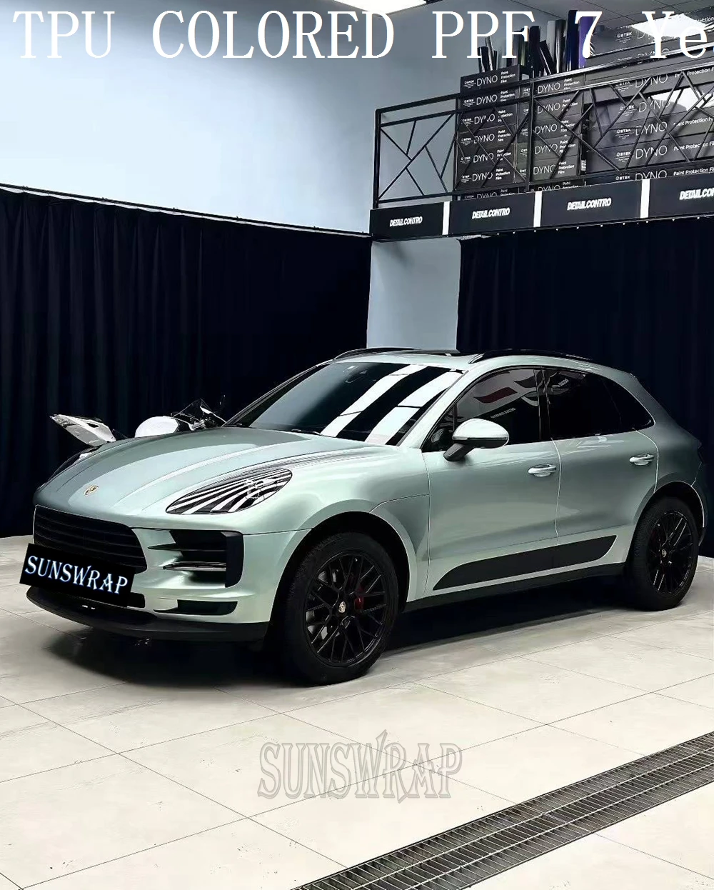 

Premium Hadelin Green TPU COLOR PPF Car Body Protector UV Resistant Self-Healing Wrapping Film for Auto Detailing 5x52ft/roll