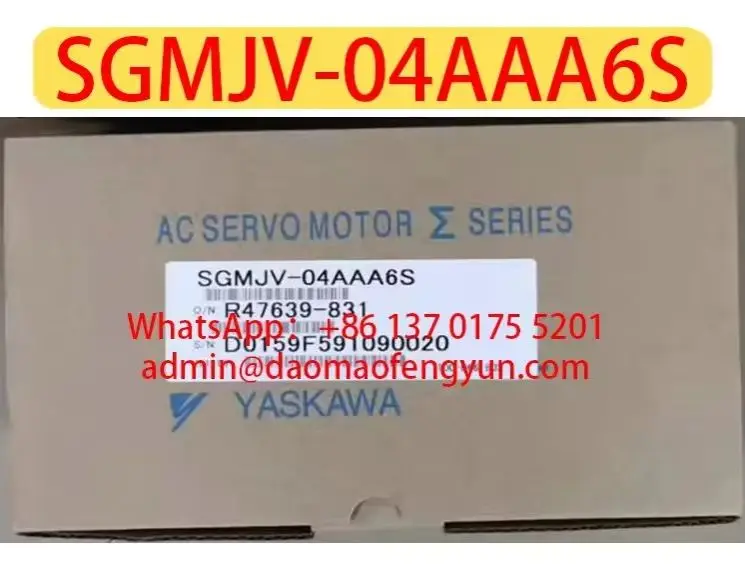 SGMJV-04AAA6S Brand New Servo Motor，SGMJV 04AAA6S，Fast shipping