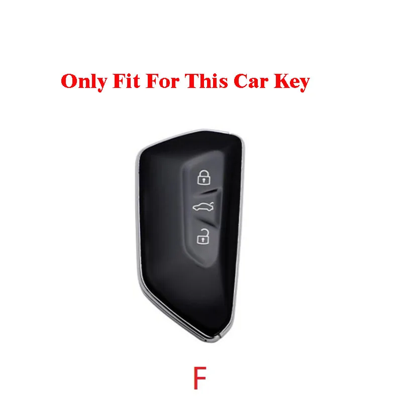 Car Key Case Cover For VW Volkswagen Golf 8 MK8 GTI GTD R ID3 ID4 ID6 Skoda Octavia A8 SEAT Leon FR MK4 Cupra Formentor Tarraco