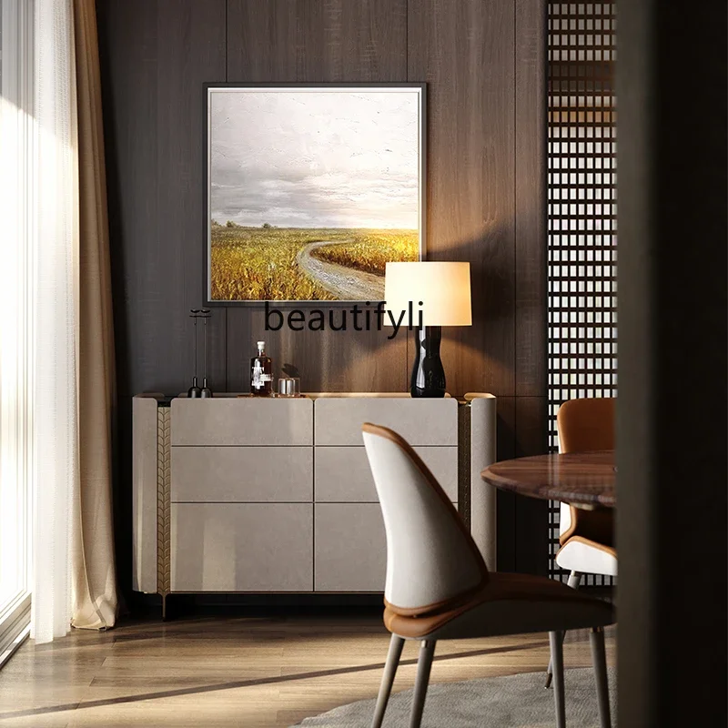 Side Cabinet Furniture Dining Room Series Wall Integrated Locker