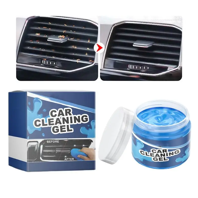 Car Detail Cleaner Tool Automotive Detailing Putty Car Interior Large Capacity Crevice Cleaning Gel Dust Reusable Cleaning Slime