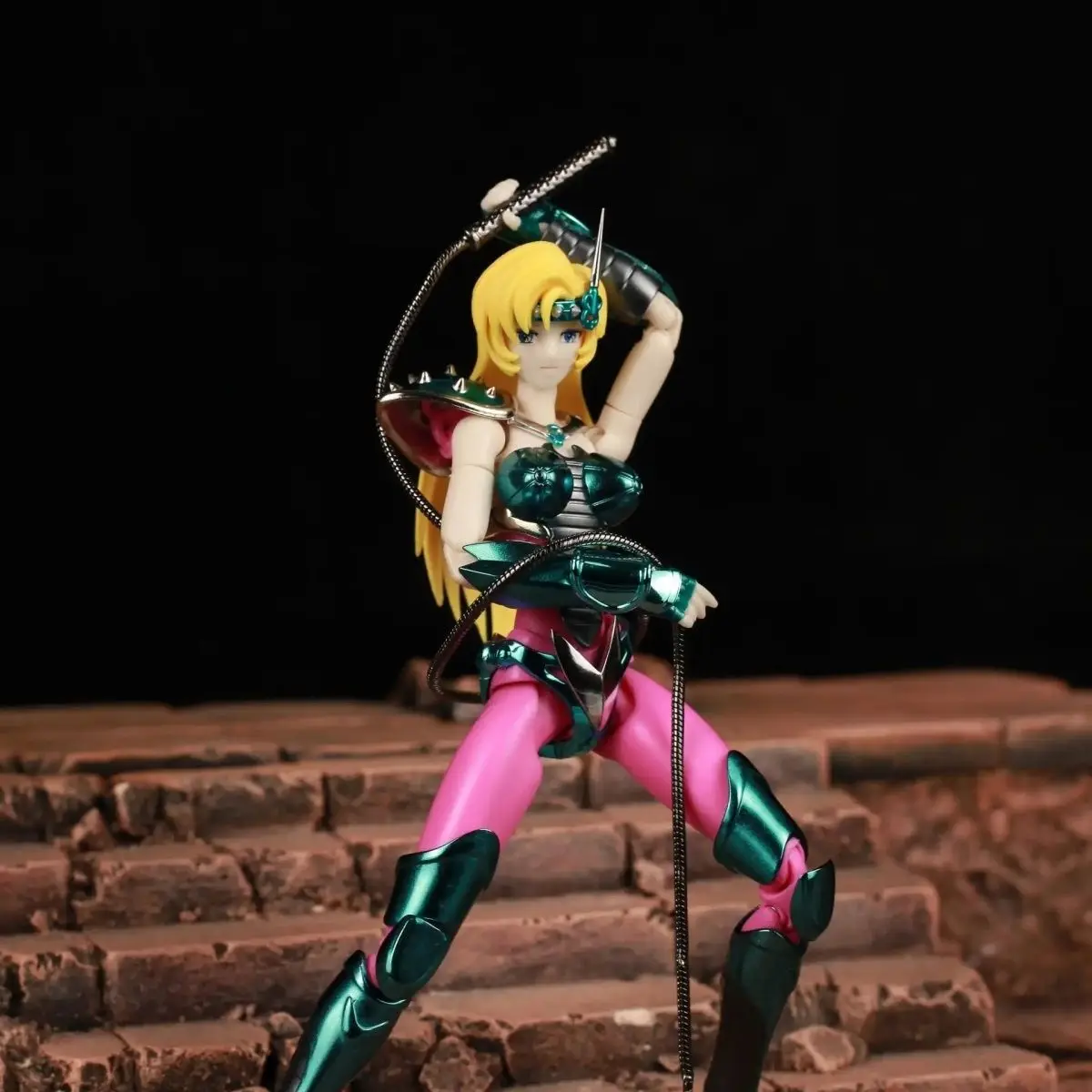 

Фигурка GoodTony Chameleon Jenny Saint Seiya с металлическим кнут, коллекционная одежда Maron Shaina, повседневная одежда и трусики в комплекте