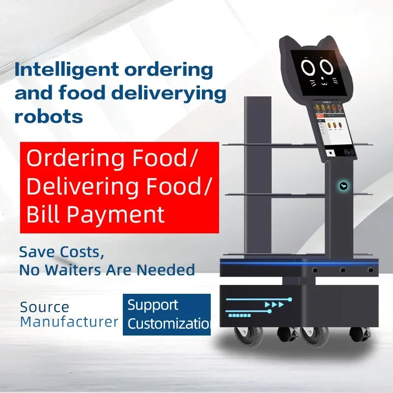 Service Robot Restaurant Food Delivery Custom Commercial and Ordering Hotel Service Robot