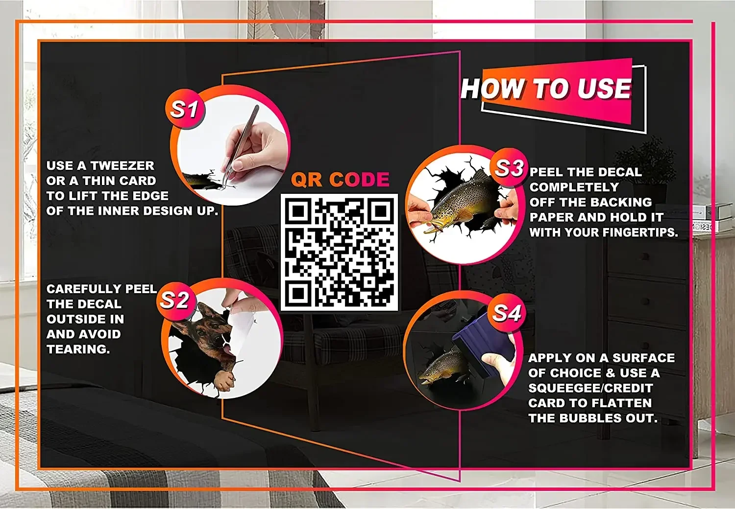 ملصقات سيارة على شكل بومة، ملصقات سيارات على شكل طيور - ملصقات بومة واقعية لنوافذ السيارات، سلسلة الجدران 122 مقاس 8 × 8 بوصة