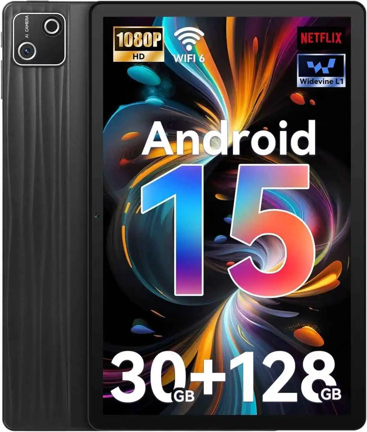 【¥13,757】10インチ Android 15 タブレット 30GB/128GB ブラック 特別割引-アリエク特価アラート