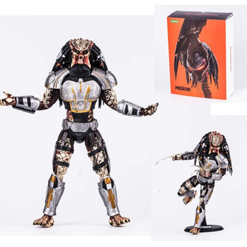 NECA Alien Jungle Hunter Predator Action Figure Model Toy Bookshelf Bryn Quidos Series Dolls Decorations Toys Halloween Gifts