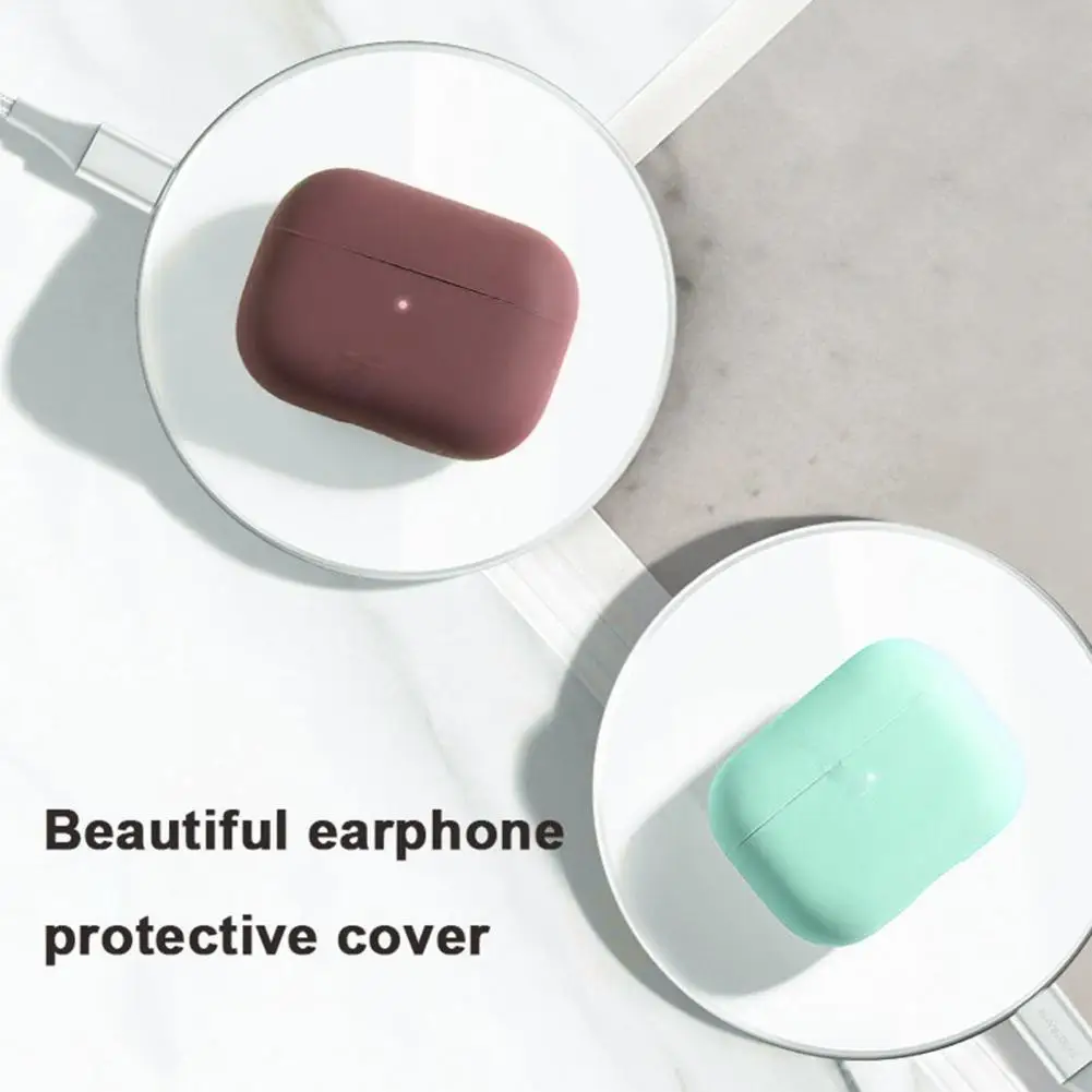 Great Lightweight Earphone Protective Skin Stain Resistant Spilt Bluetooth-compatible Earphone Case Anti-fall