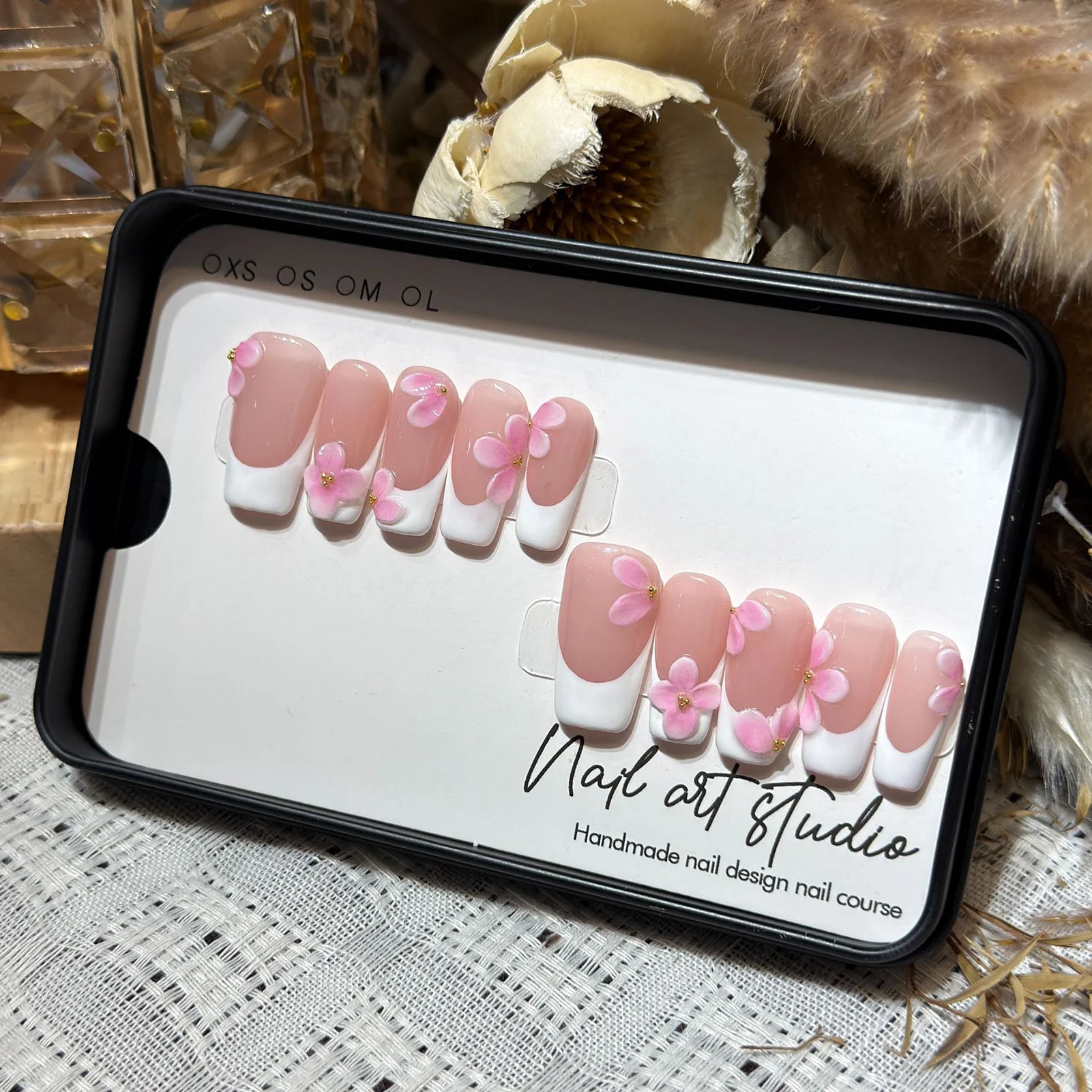10pcs White French Style Tips  - огляд і ціна Resin Art Design