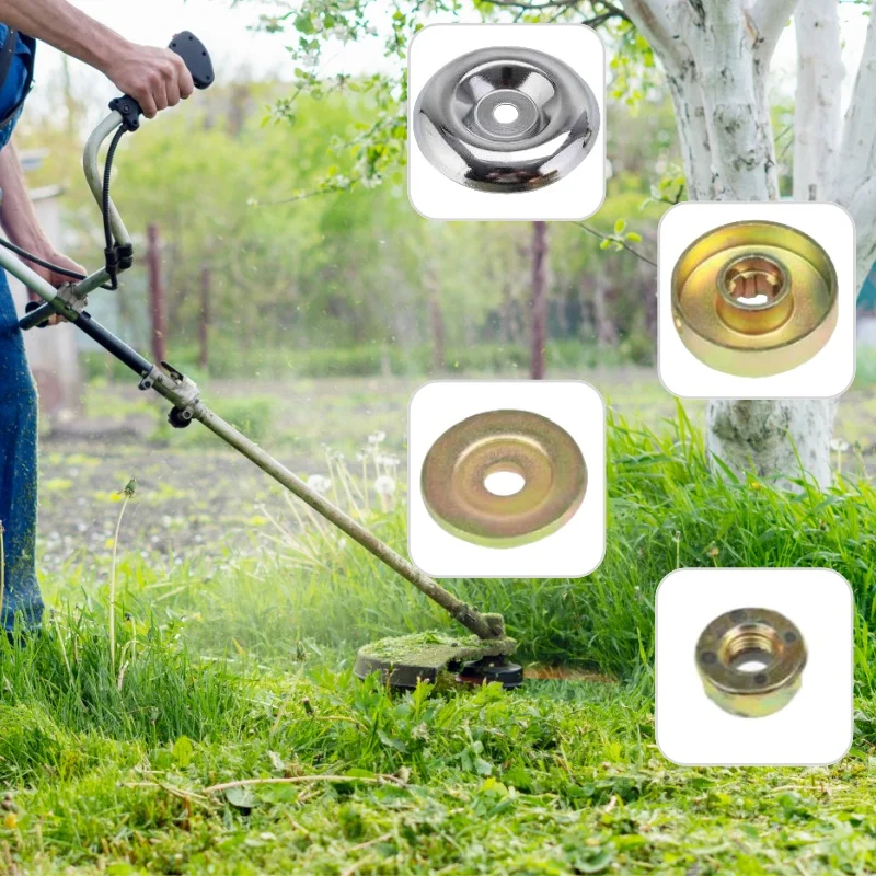 Universal 3/4pcs Set M10 Nut Fixing Kit Brushcutter Trimmer Gearbox Replacement Accessories 6T Blade Steel Wire Trimmer Head