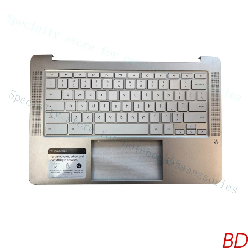 

A+ For HP Chromebook 14A-Na0020Nr Laptop Palmrest with Keyboard C Shell L91516-001