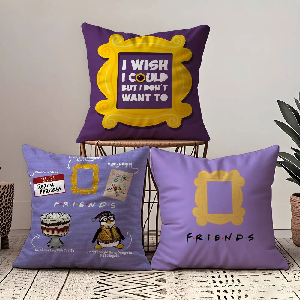 Classic F-Friends TV Show Anime Pillow Case pattern printing pillowcase living room sofa cushion cover bedroom room decor