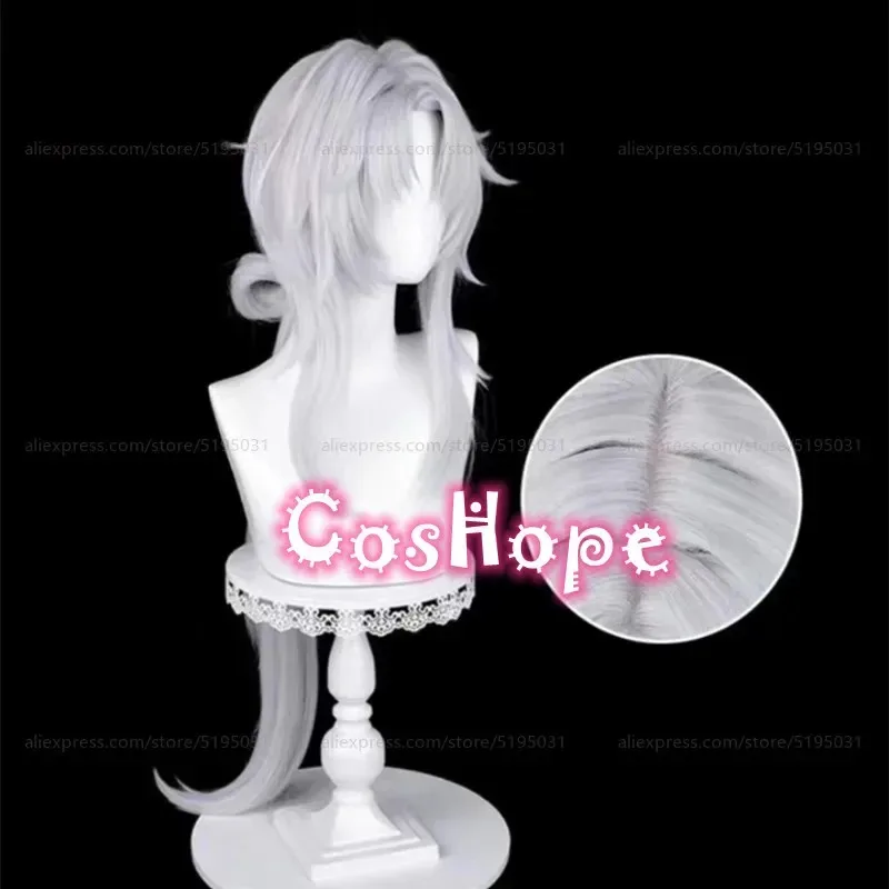 2025 12 YingXing 블레이드 실버 화이트 코스프레 애니메이션 가발 내열성 합성 가발 할로윈