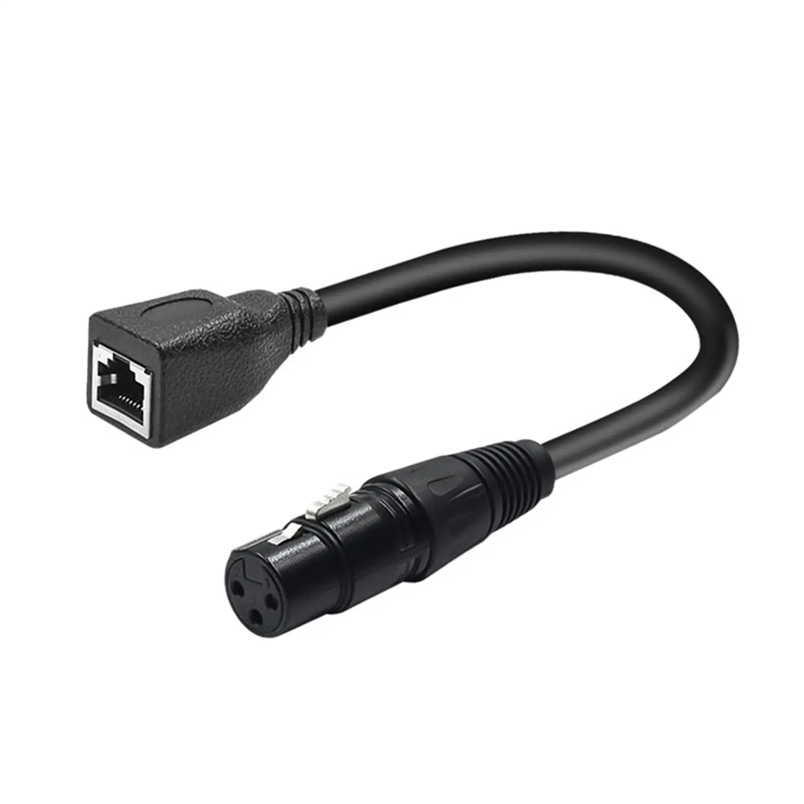 

XLR 3-контактный удлинительный кабель-переходник «мама-мама» 30 см для