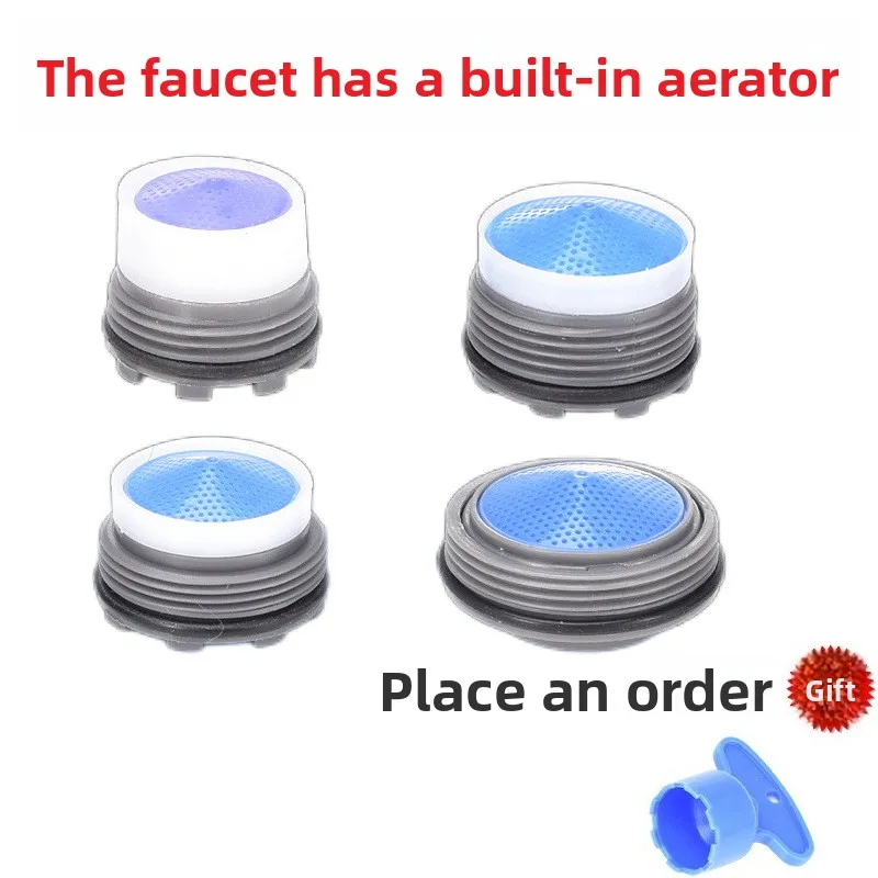

8 шт. смеситель для кухонной раковины со встроенным аэратором, фильтрующим элементом, насадкой для воды с инкрустацией, аксессуарами для аэратора Daquan
