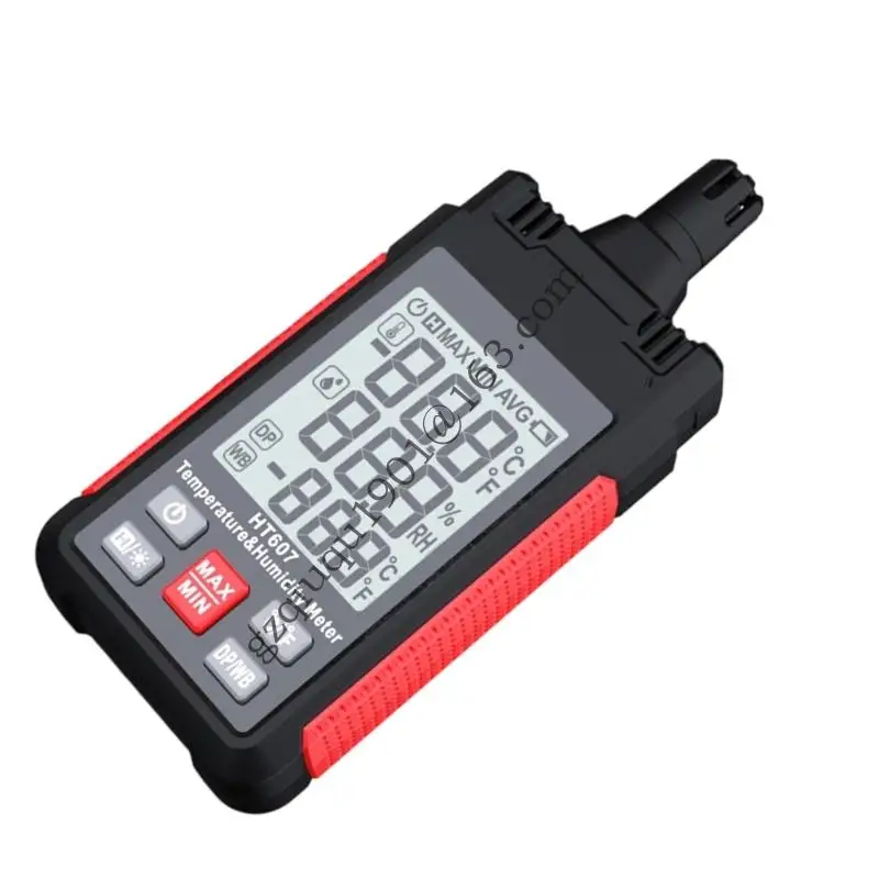 LCD 백라이트 온도 온도 습도 습도가 이슬점 습식 전구 데이터는 실내 사용을위한 디지털 히그로미터를 유지합니다.