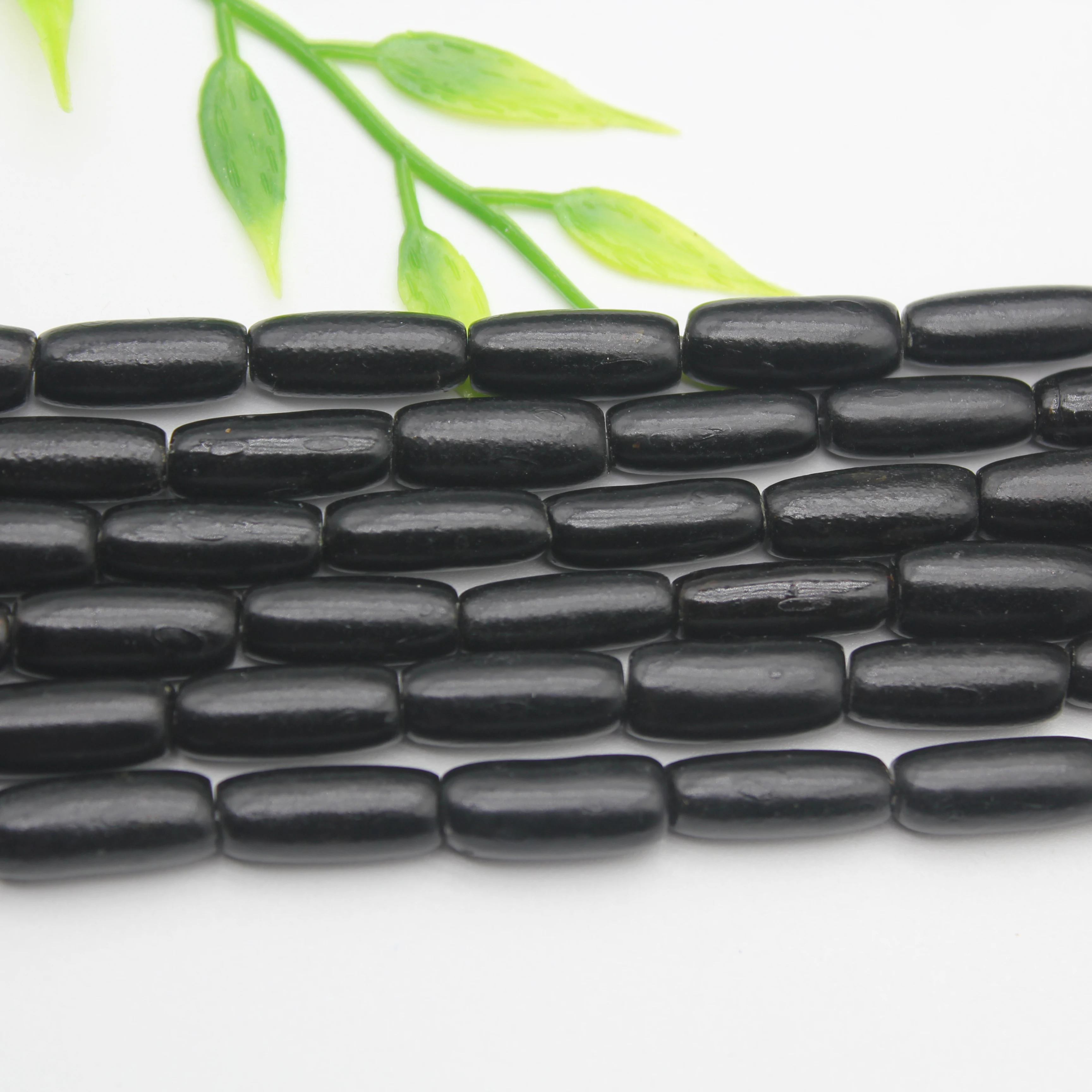 

Natural Black Coral Beads Tube Shaped Loose Spacer Bead For Jewelry Making DIY Necklace Earring Bracelet Handmade Accessories