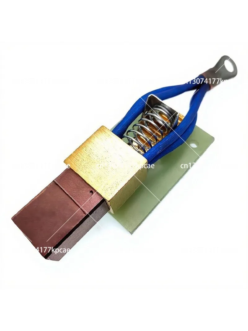 Four Wire High Copper Carbon Brush+Aluminum Brush Box+Fixed Plate,For Welding Positioner Turntable Table Tube Welder