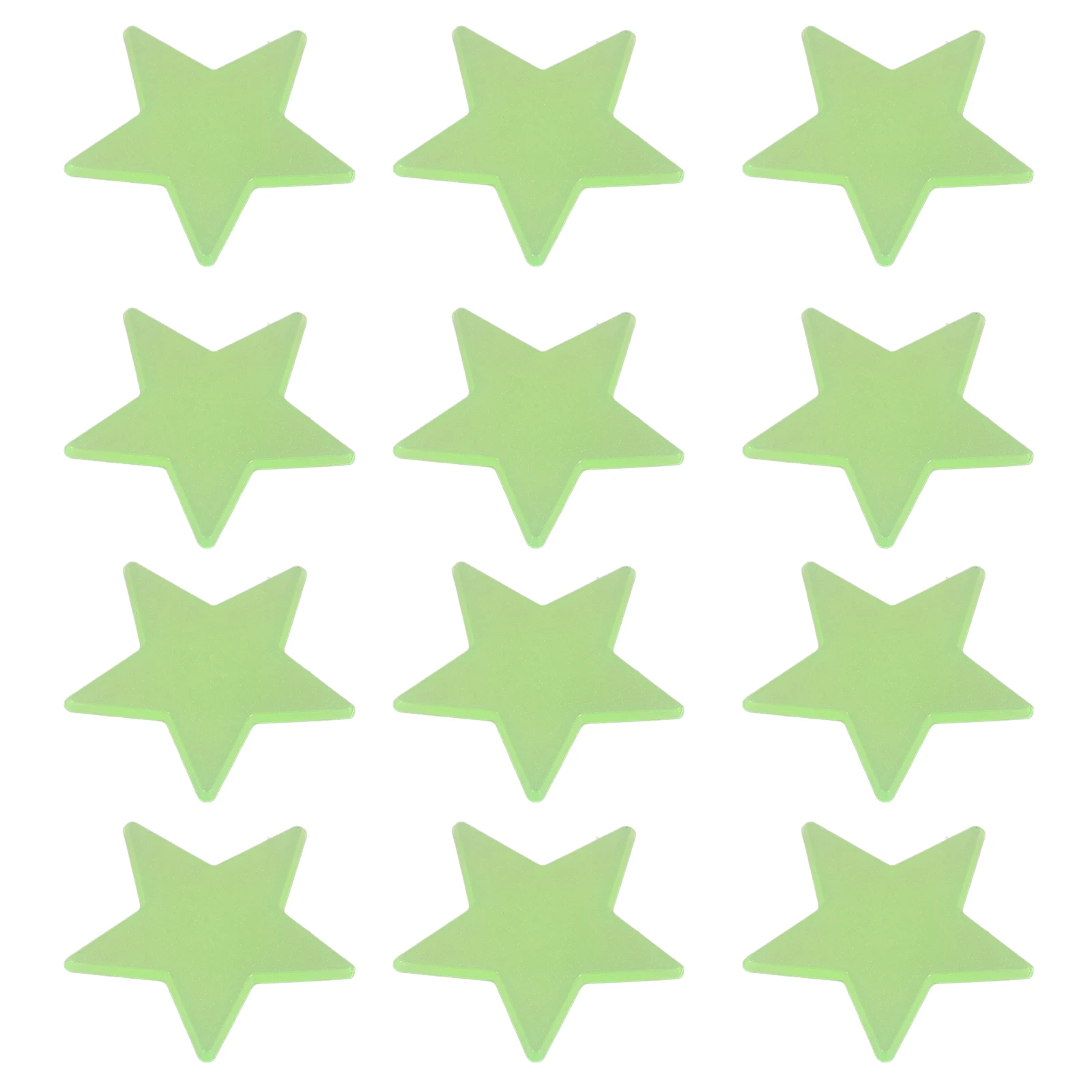 

100 Pcs Luminous Stars Wall Sticker Stickers Shiny Decorations for Bedroom Fluorescent Glow Dark Ceiling Decorate The