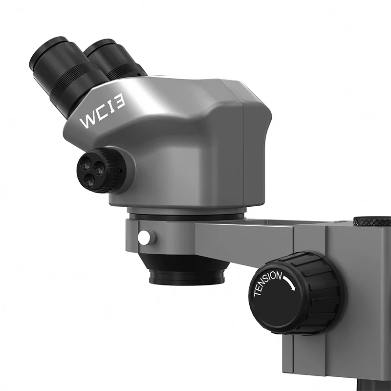 WCI3-7050LZ 7-50X 双眼顕微鏡 デスクトップスタンド付き WF10X/22 接眼レンズ 100mm 作業距離 電子はんだ付け用