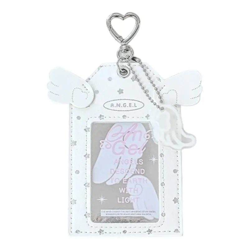 Y1UB Fashionable Keychain Campus Card Organizers Card Holders For Students Professional Protective Student Cards Holders Case