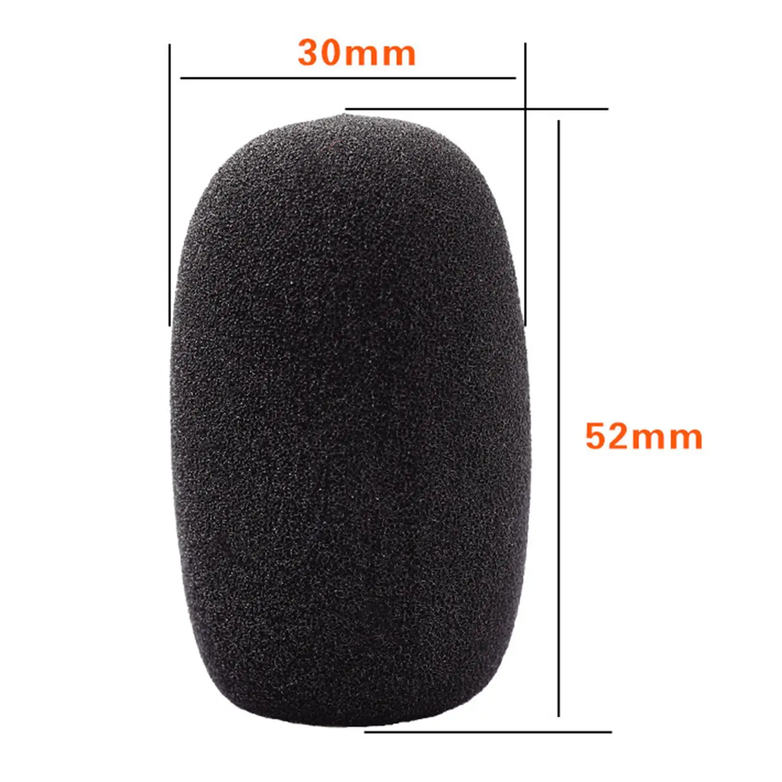 Mic Cover Portable Reusable Mini Microphone Muff Mic Sponge Sleeve for Radio Conference Professional Recording Studios Home