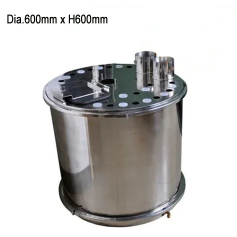 tipo contenedor de polvo tolva de polvo fluidizado 250L