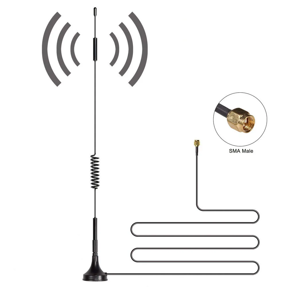 700MHz-2700MHz Wide Band 2.4GHz 12dBi High Gain Omni-Directional SMA Male Antenna WCDMA 4G LTE GSM Magnentic Antenna