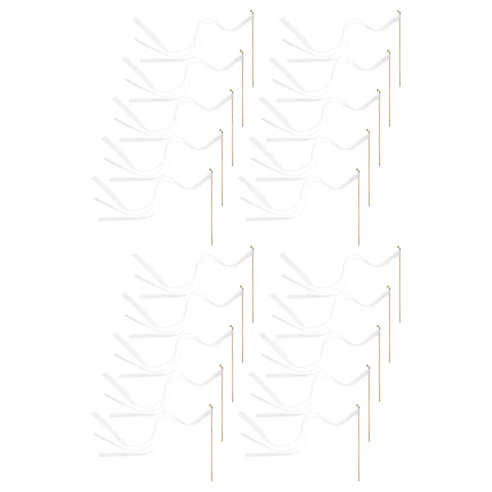 

Party Decorations Fairy Wands Costume Props Lace Wedding Ribbon Streamers Stick for Dance Decorative Sticks