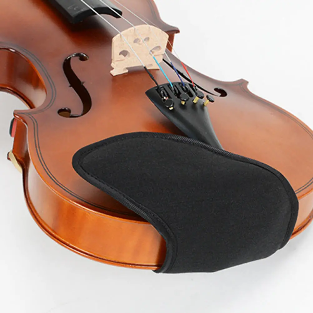 

1pc 1/2 Size Violin Shoulder Rest Soft Non-Slip Pad For Student Professional Use Cotton Chin Support Accessory Instrument