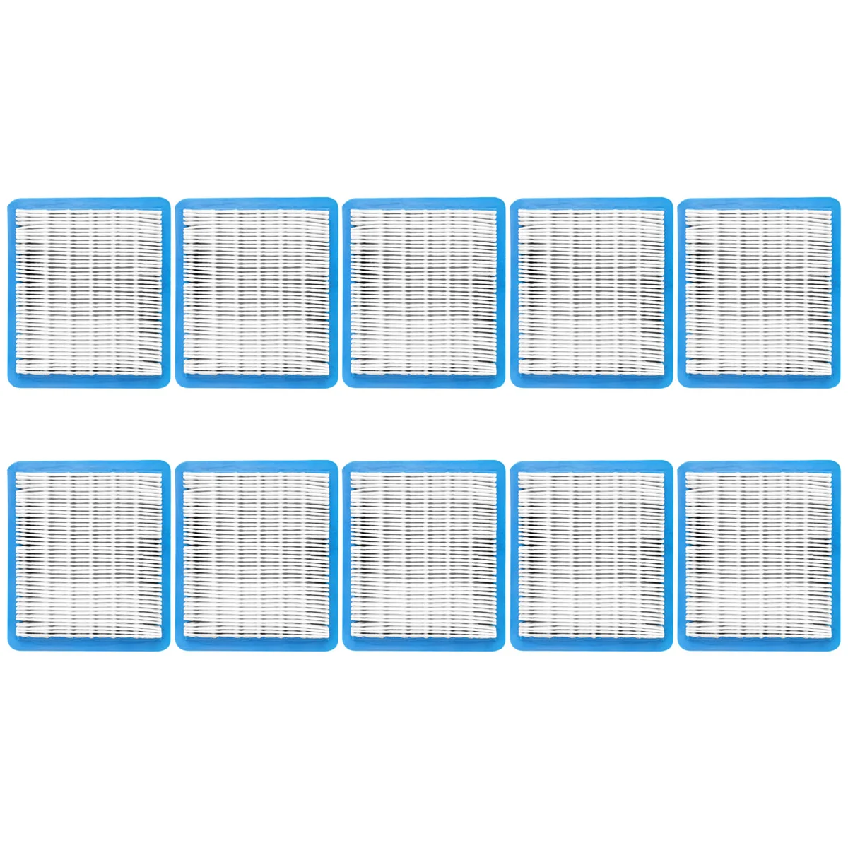 10er Pack 491588s Luftfilter ersetzen für Briggs Stratton Flach luftfilter Patrone Rasenmäher filter