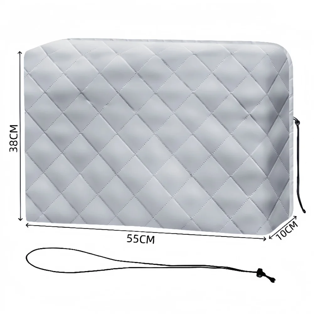 Protective Indoor Window Air Conditioner Cover with Thick Fabric Layer to Minimize Air Leakage During Winter Season
