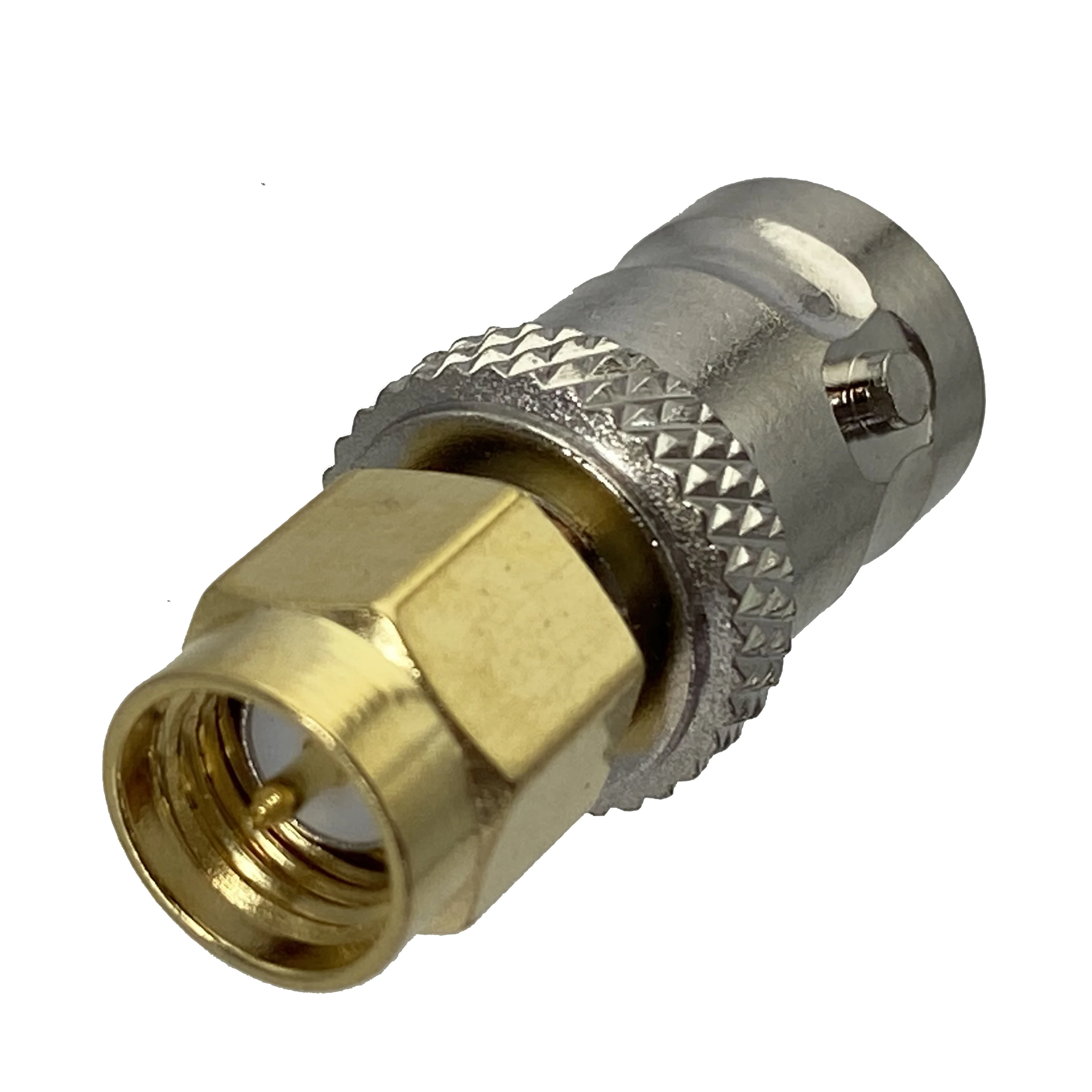 1Pcs Adapter Bnc-buchse auf SMA Stecker Gerade RF KOAXIAL Stecker