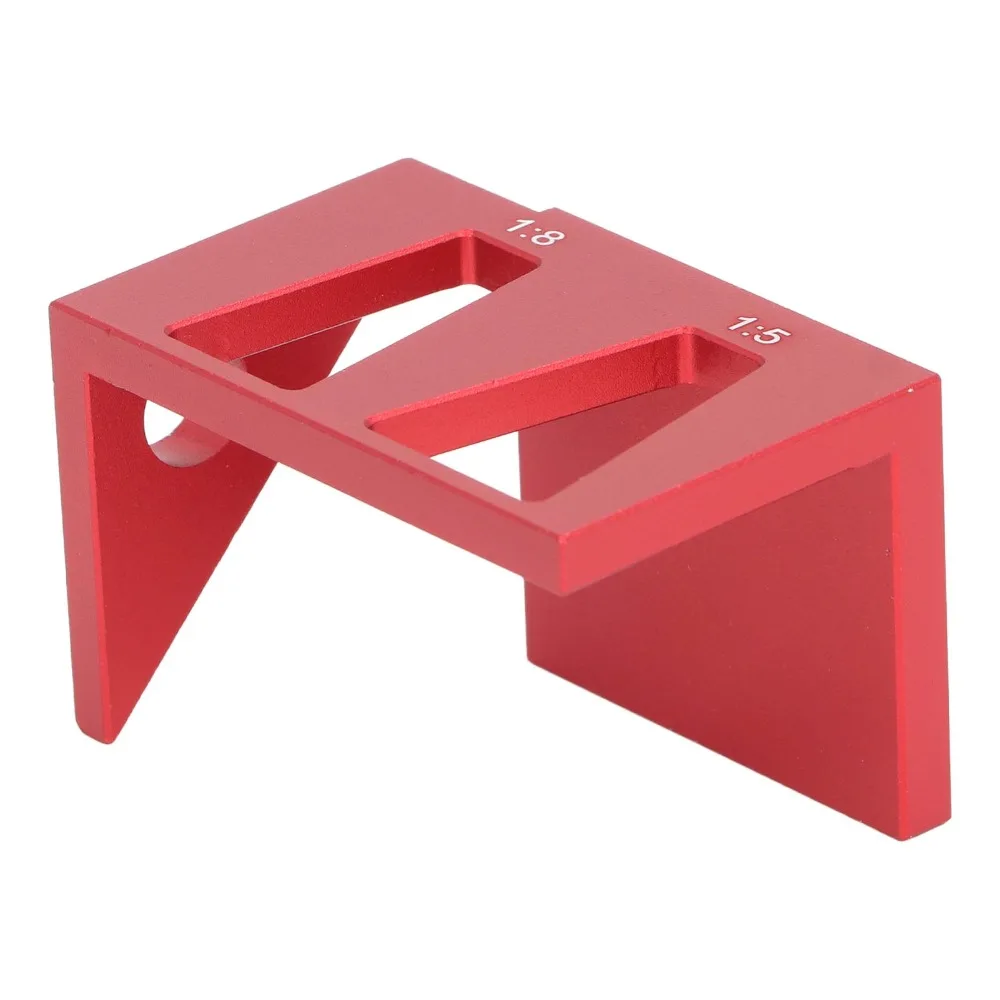Precision Red Angle Marker 45 Degree 90 Degree Sides Layout Square Aluminum Alloy Line Drawing Scriber Woodworking
