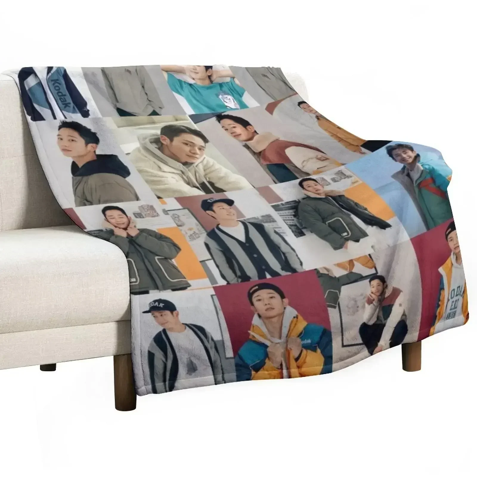 Jung Hae In Throw Blanket Sofa Throw Blankets Sofas Of Decoration Decorative Throw Thin Travel Soft Plush Plaid Blankets