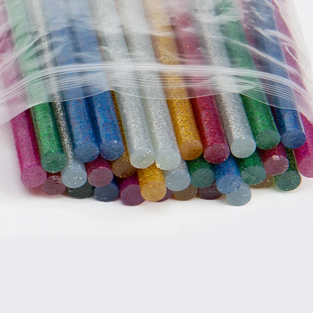 

Crafting Hot Glue with Glitter 50 Pack of 7x100mm Excellent for Home and Factory Use Bonds Wood Plastic and More