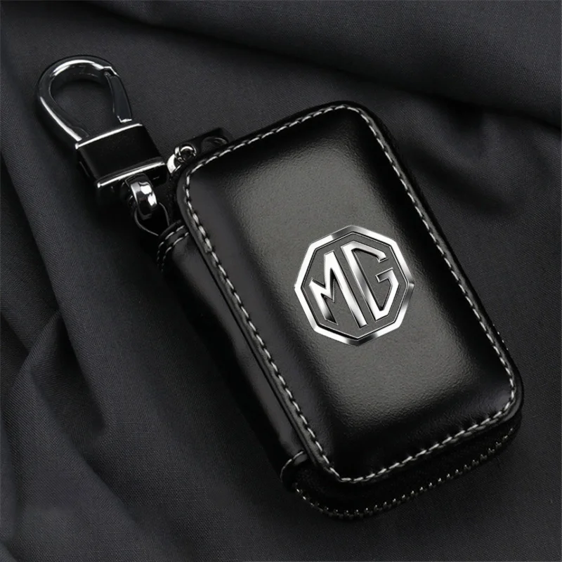 Car Key Fob Case Car Key Cover Wallet Auto Key Case Pouch For MG ZS MG4 EV MG HS MG3 MG5 EV Marvel R MG ONE