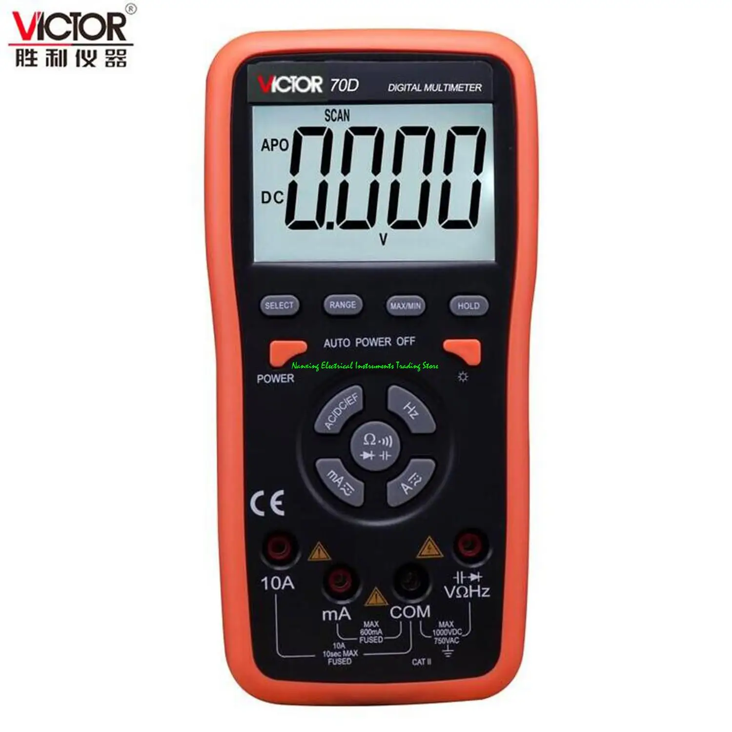 

VICTOR VC70C/VC70D Digital Multimeter Automatic range Resistance Capacitance Frequency Backlight Display.