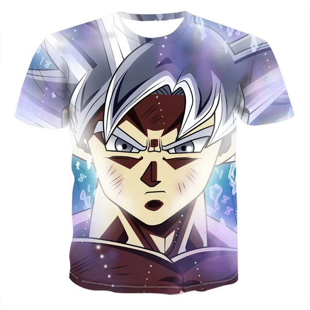 2025 لعبة دراغون بول Z التي شيرت فيغيتا ملابس الرجال قصيرة الأكمام الكرتون سوبر سايان تي شيرت جيرسي الشارع الشهير الصيف Goku Gmy القمم