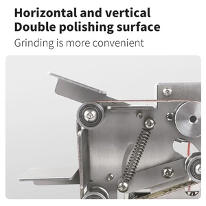 طاحونة الحزام الكهربائي ، آلة شحذ طاحونة مقعد متغير السرعة صنفرة حزام صغير ، ملمع معدني أفضل 12 مطحنة مقعد صغيرة للمبيعات - رقم 11
