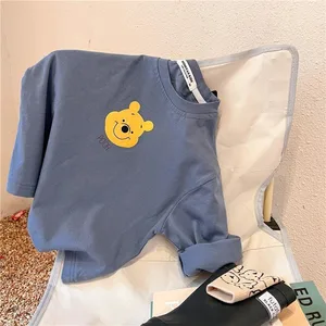 Camiseta infantil de manga comprida do Mickey, camisa básica do bebê, tops gola redonda, blusa infantil solta, moda primavera, outono 8 principais vendas blusas de miki maus - №2