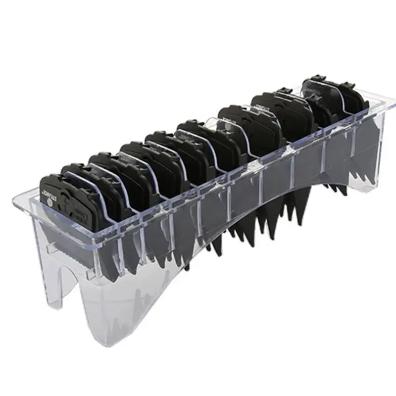 10PCS Hair Combs Guide Plastic Hairs Trimmer Limit Comb Attachments Professional Salon Tool