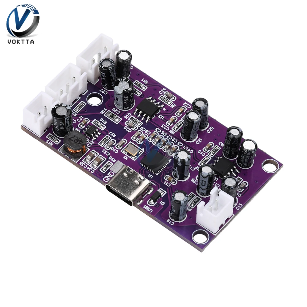 DC 12-18V DSP Digital Reverb Circuit Module Echo Voice Changer Filter Board EQ Howling Control Mixer Sound Effects Potentiometer