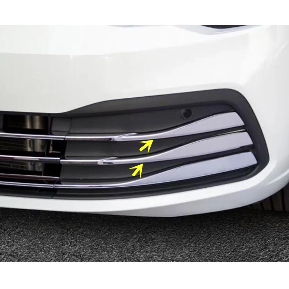 ABS Car Front Fog Light Cover Decoration Trim Eyebrow Exterior Accessories For VW Volkswagen Golf8 Golf 8 2020 2021 2022 2023