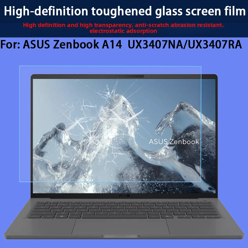 

For New ASUS Zenbook A14 UX3407NA keyboard film laptop screen film HD toughened film anti-blue film frosted anti-reflective film