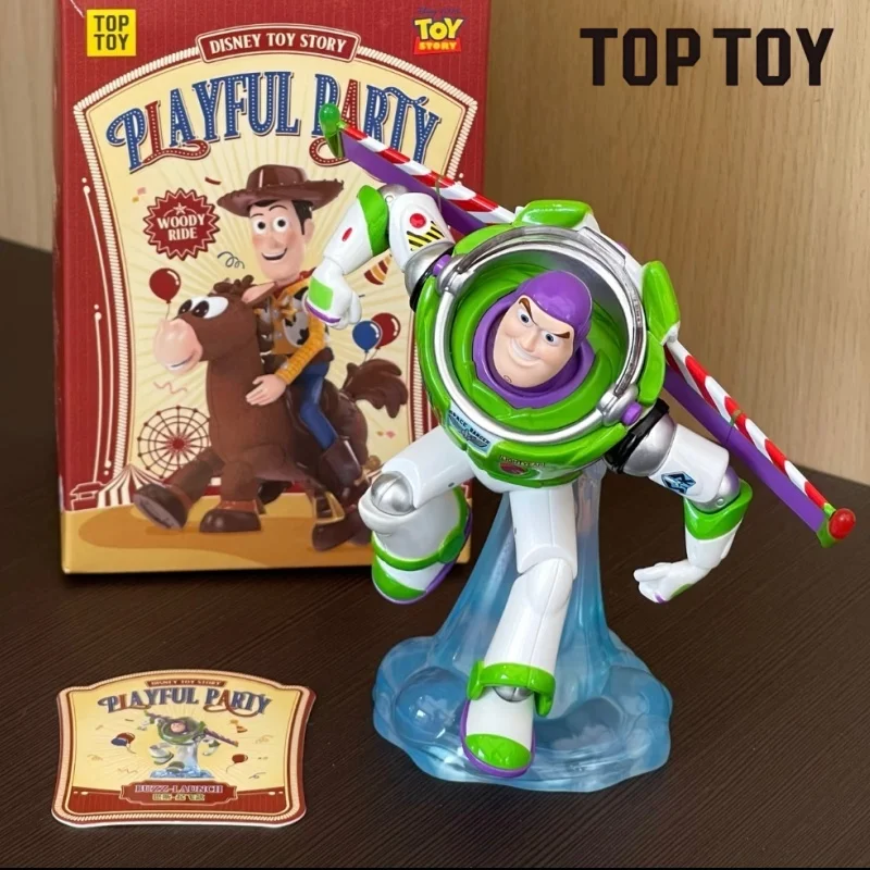 Toptoy Blind Box Disney Pixar Toy Story Buzz Lightyear Slinky Dog Mini Desk Figure Collectible Surprise Gift For Adult Collector