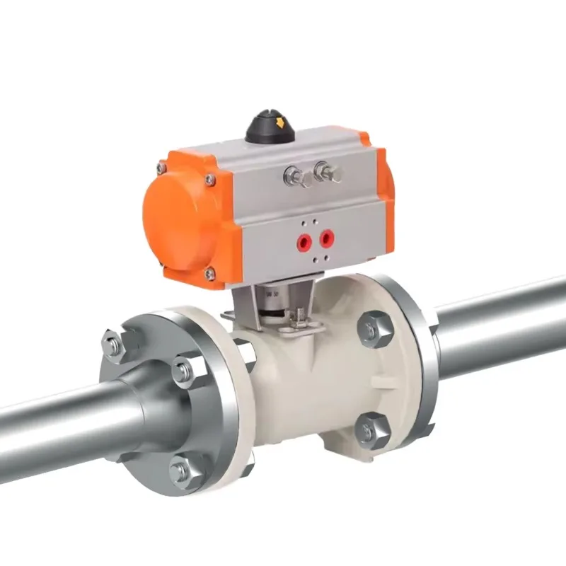 

Пневматический привод фланцевого типа двойного действия DN50 2-дюймовый PN16 Управление воздухом для шарового крана PPH