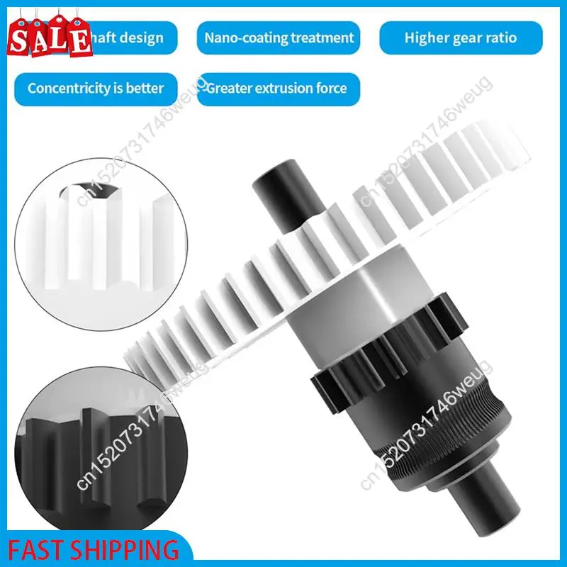 Flash Deal-2X For FLASHFORGE Adventurer 5M AD5M CNC Nanocoated Extrusion Head Gear Kit 3D Printer Parts For AD5M 3D Printer