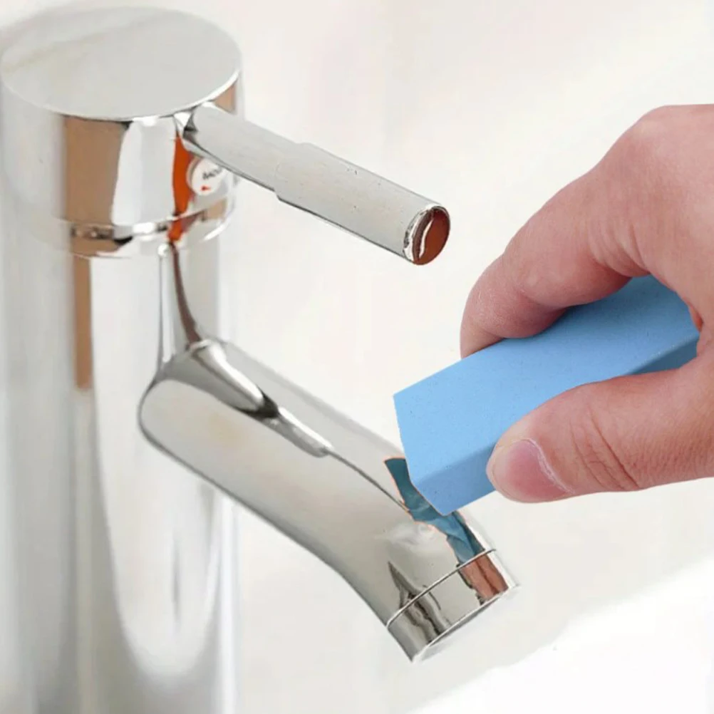 2 قطعة ممحاة التنظيف لإزالة البقع الكلسية المطبخ قابلة لإعادة الاستخدام المطاط فرك عموم وعاء جدار الزجاج أداة الفولاذ المقاوم للصدأ #4