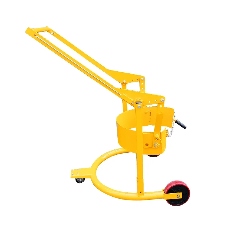 New conditions for electro-hydraulic drum handling equipment for retail in restaurants Oil drum lifter Truck rotation function